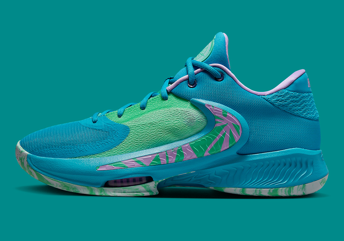 Nike Zoom Freak 4 Laser Blue Lilac Light Menta Dj6149 400 5