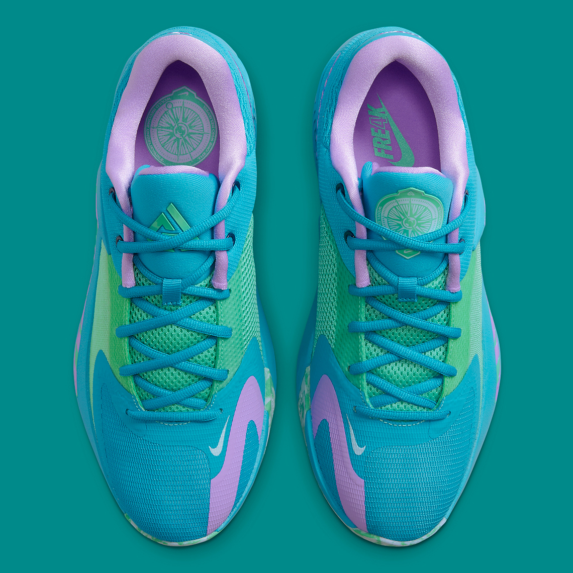 Nike Zoom Freak 4 Laser Blue Lilac Light Menta Dj6149 400 6