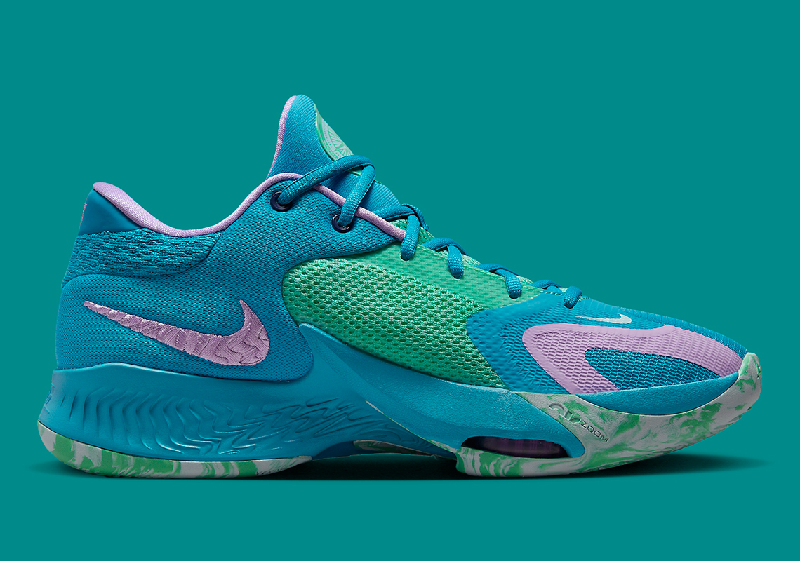 Nike Zoom Freak 4 Laser Blue Lilac Light Menta Dj6149 400 7