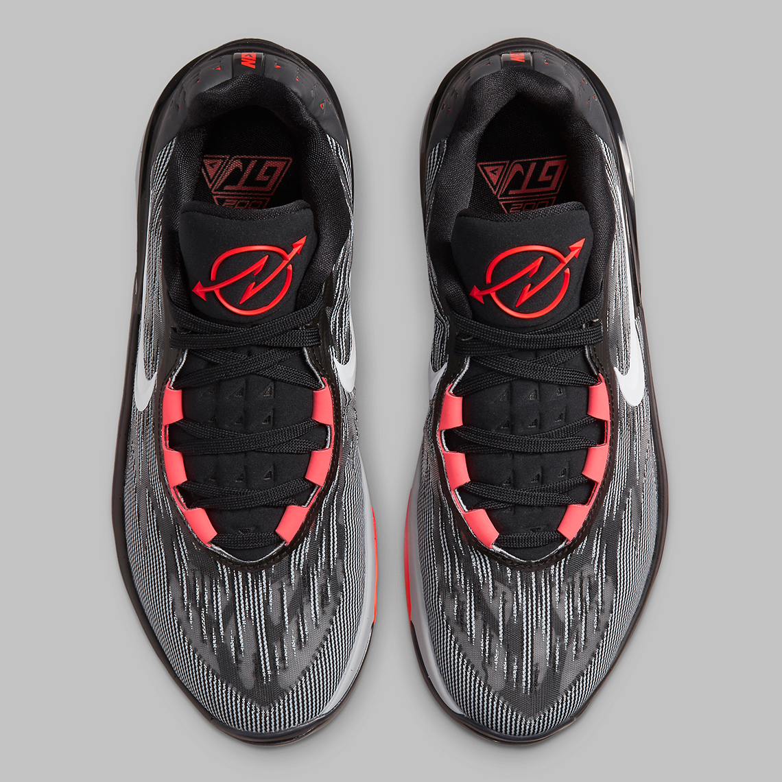 Nike Zoom Gt Cut 2 Black Anthracite Bright Crimson Dj6015 001 5