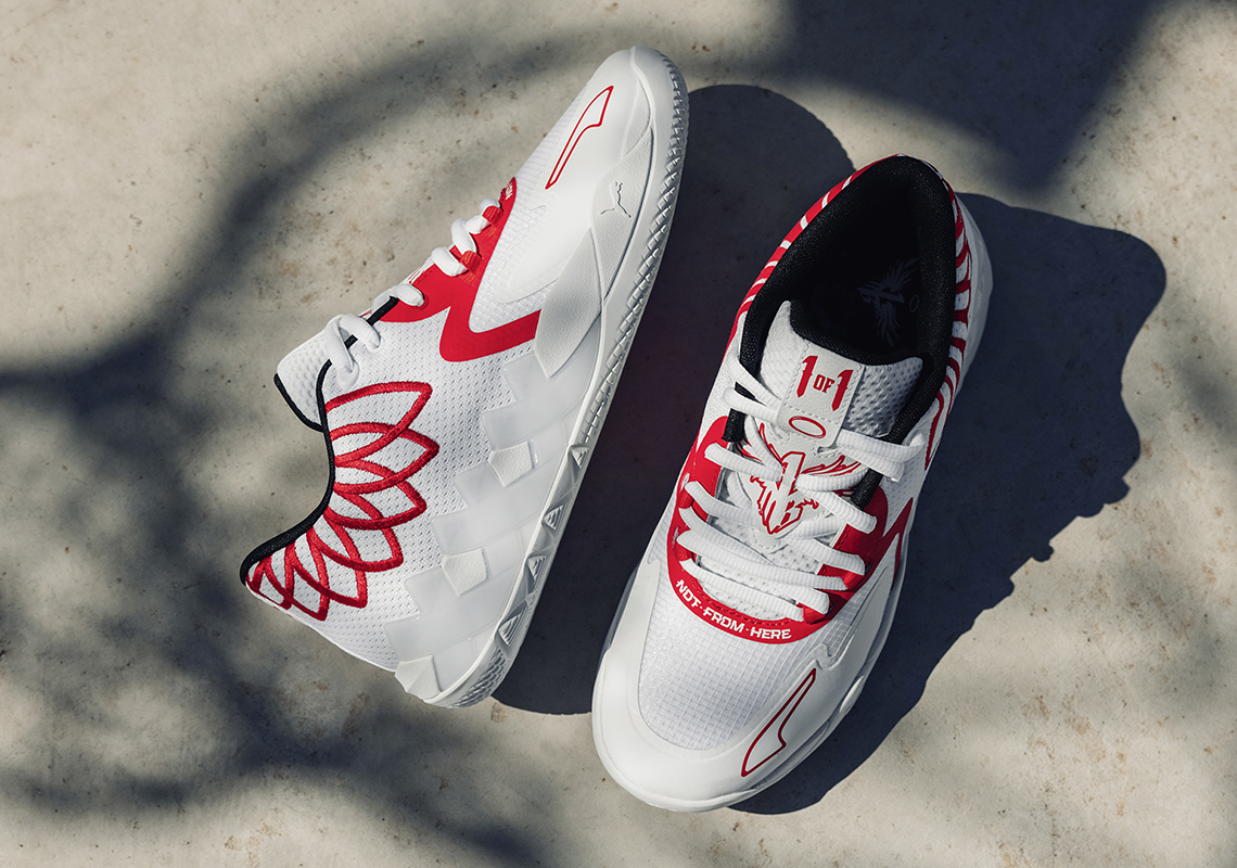 Puma Mb 01 Low Team White Red 376941 10 3