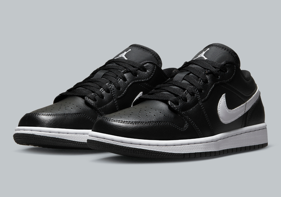 Another "Black/White" Look Takes Over The Air Jordan 1 Low