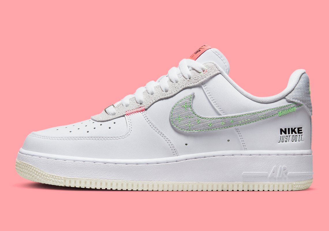 Nike's Latest "Just Do It"-Branded Air Force 1 Low Features Neon Accents