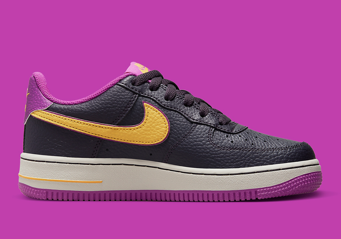 Nike Air Force 1 Low Gs Purple Gold Dx5805 500 2