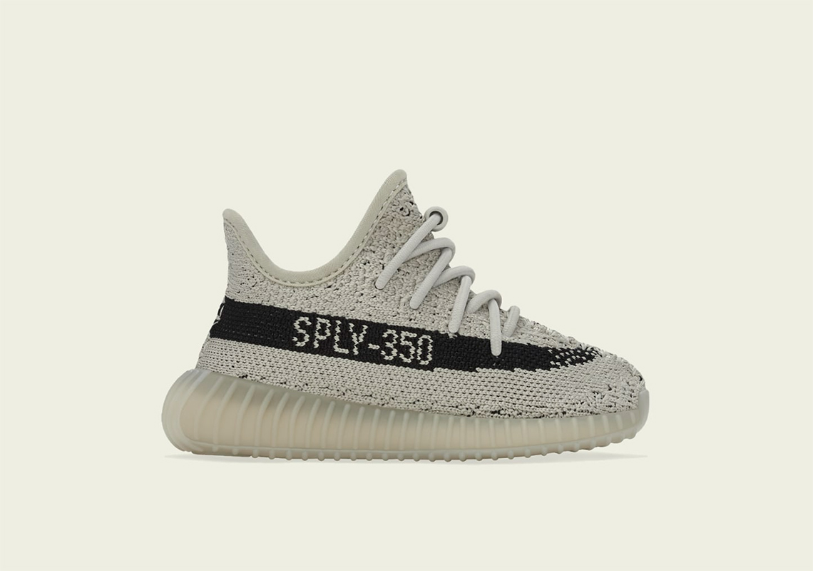 Adiasd Yeezy Boost 350 V2 Slate Infant Hp7871 1