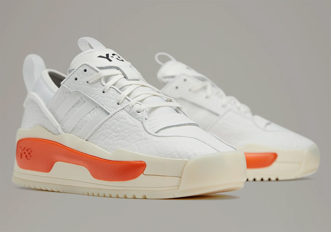 adidas Y-3 Dresses The Hokori II In White And Orange