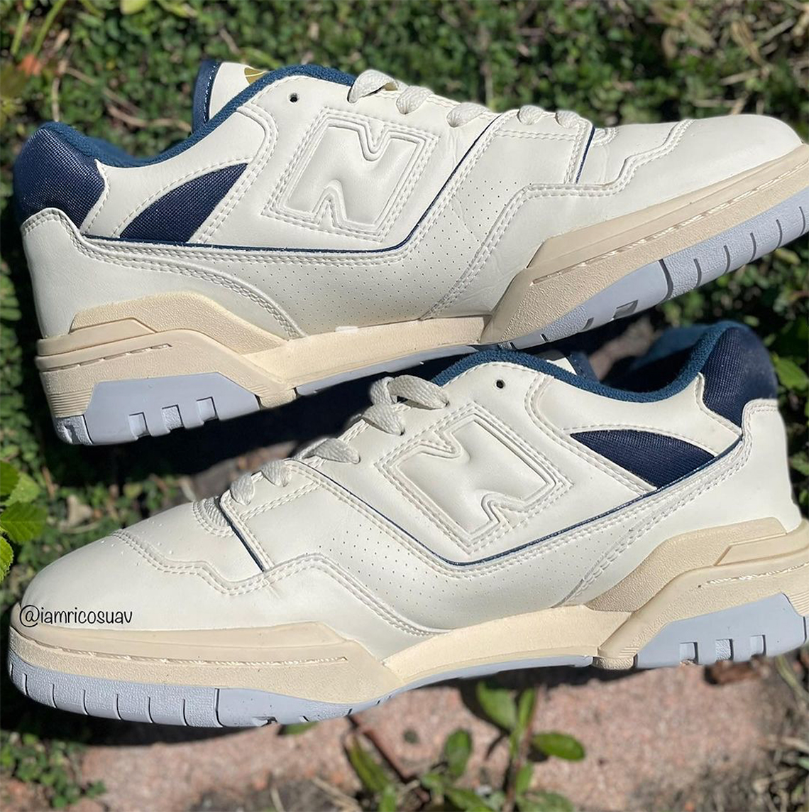 Aime Leon Dore New Balance 550 Navy Gold 4