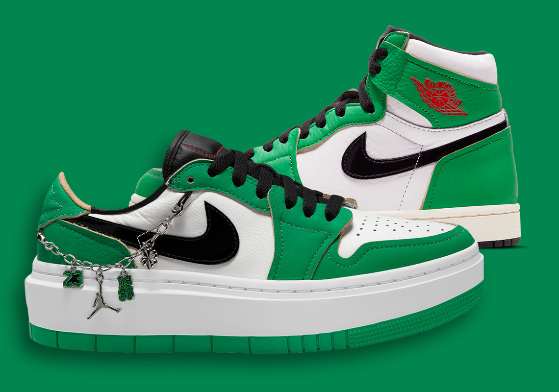 The Air Jordan 1 Low Elevate "Lucky Green" Matches Another Womens Exclusive AJ1