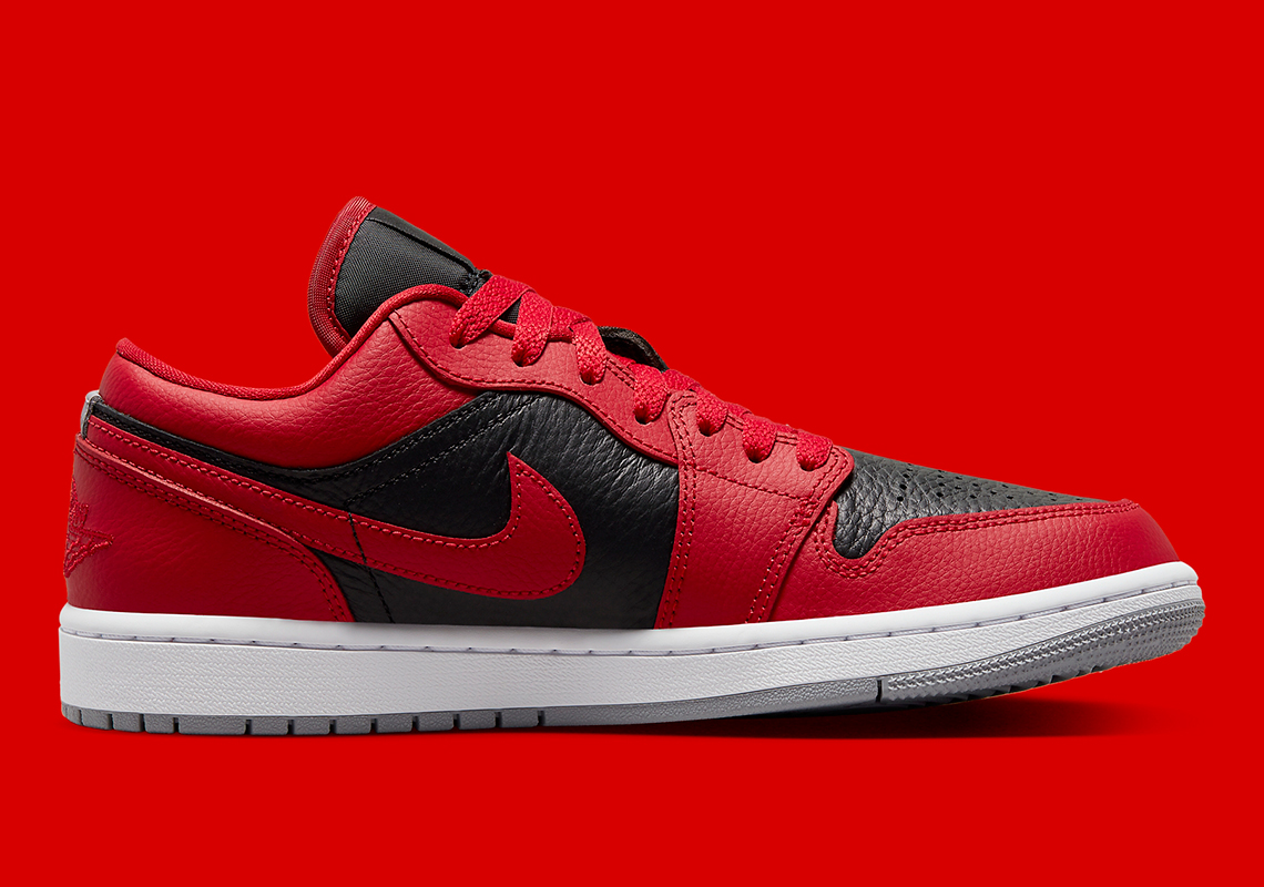 Air Jordan 1 Low Se Split Grey Red Dr0502 600 3