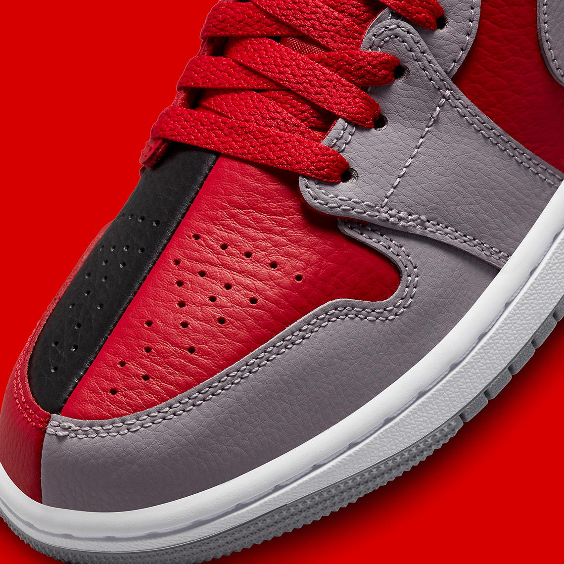 Air Jordan 1 Low Se Split Grey Red Dr0502 600 7