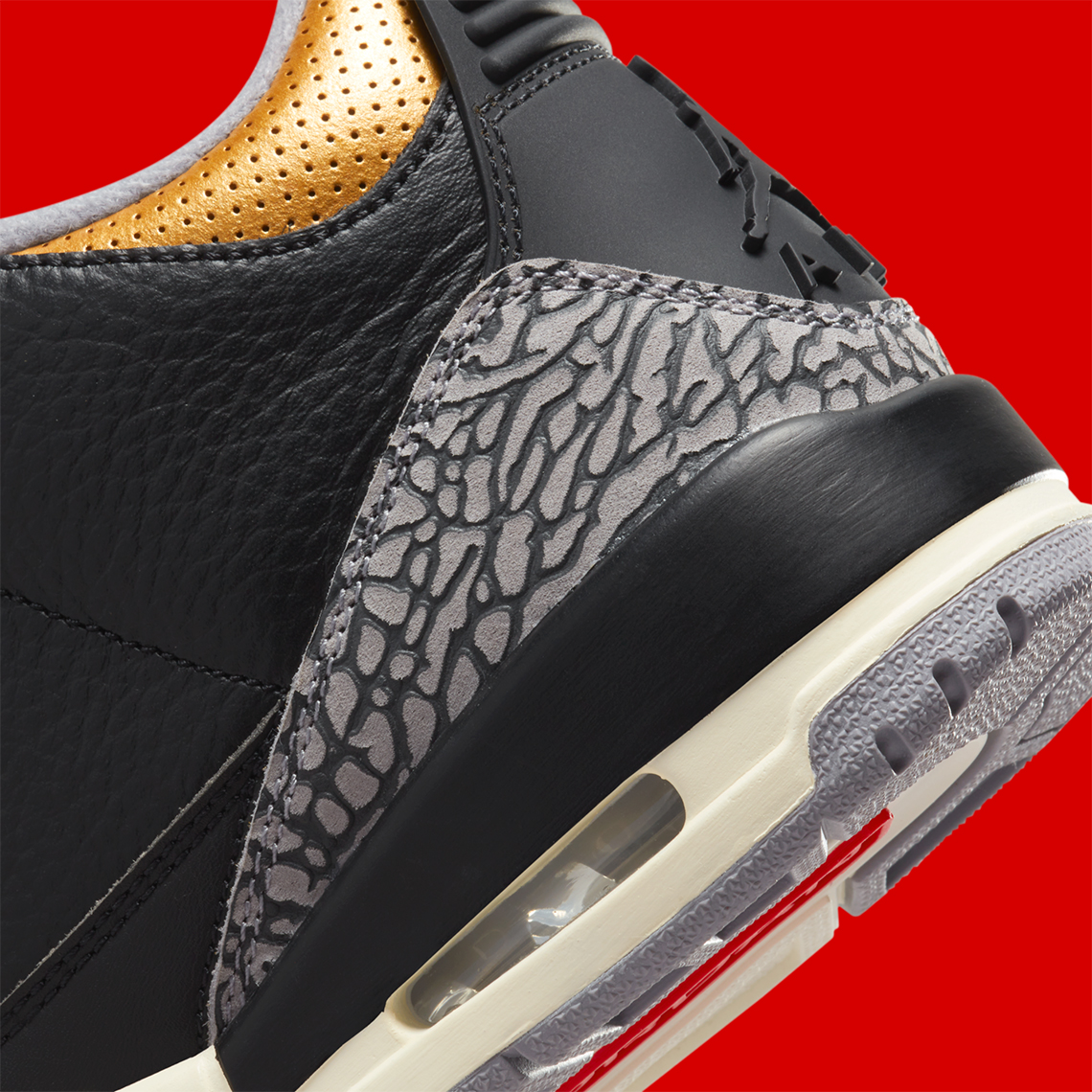 Air Jordan 3 Womens Black Cement Gold Ck9246 067 8