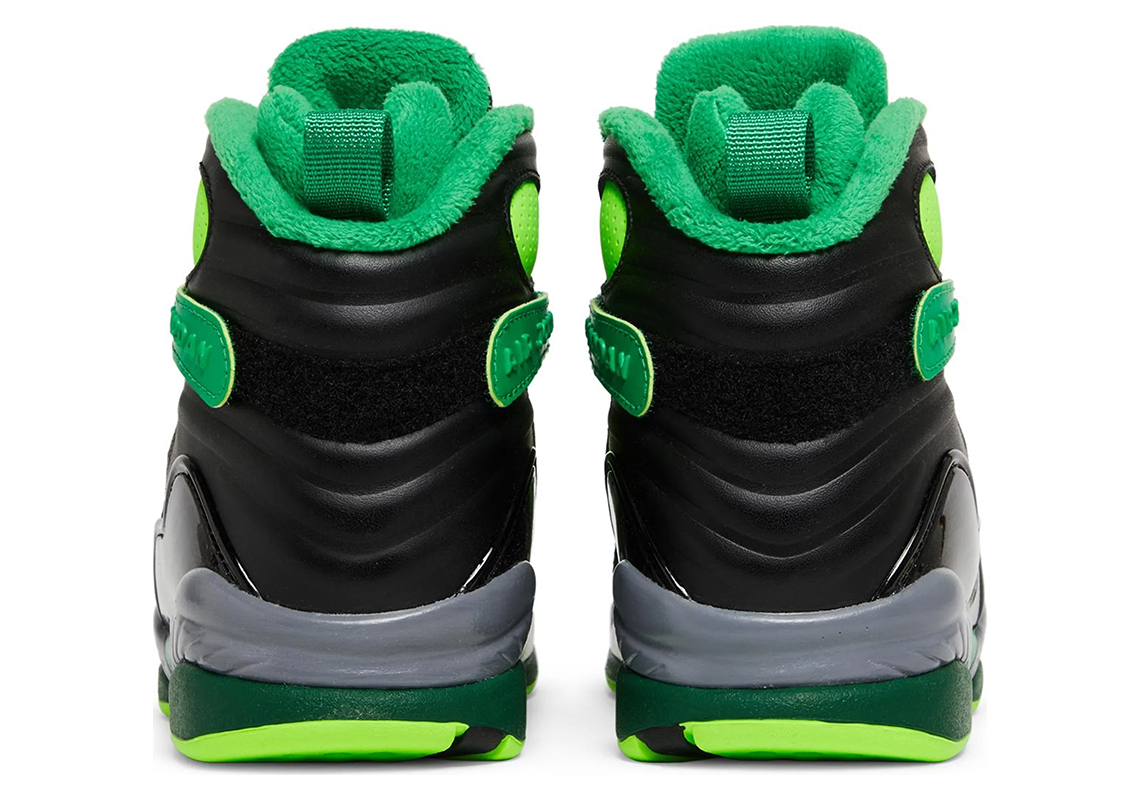 Air Jordan 8 Oregon Ducks Pe Division St Auction Green 3