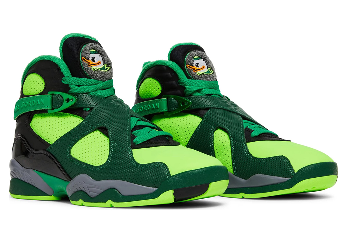 Air Jordan 8 Oregon Ducks Pe Division St Auction Green 5