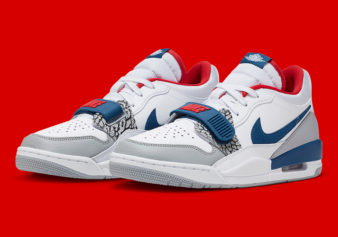 The Jordan Legacy 312 Low Appears In Familiar "True Blue" Colorway