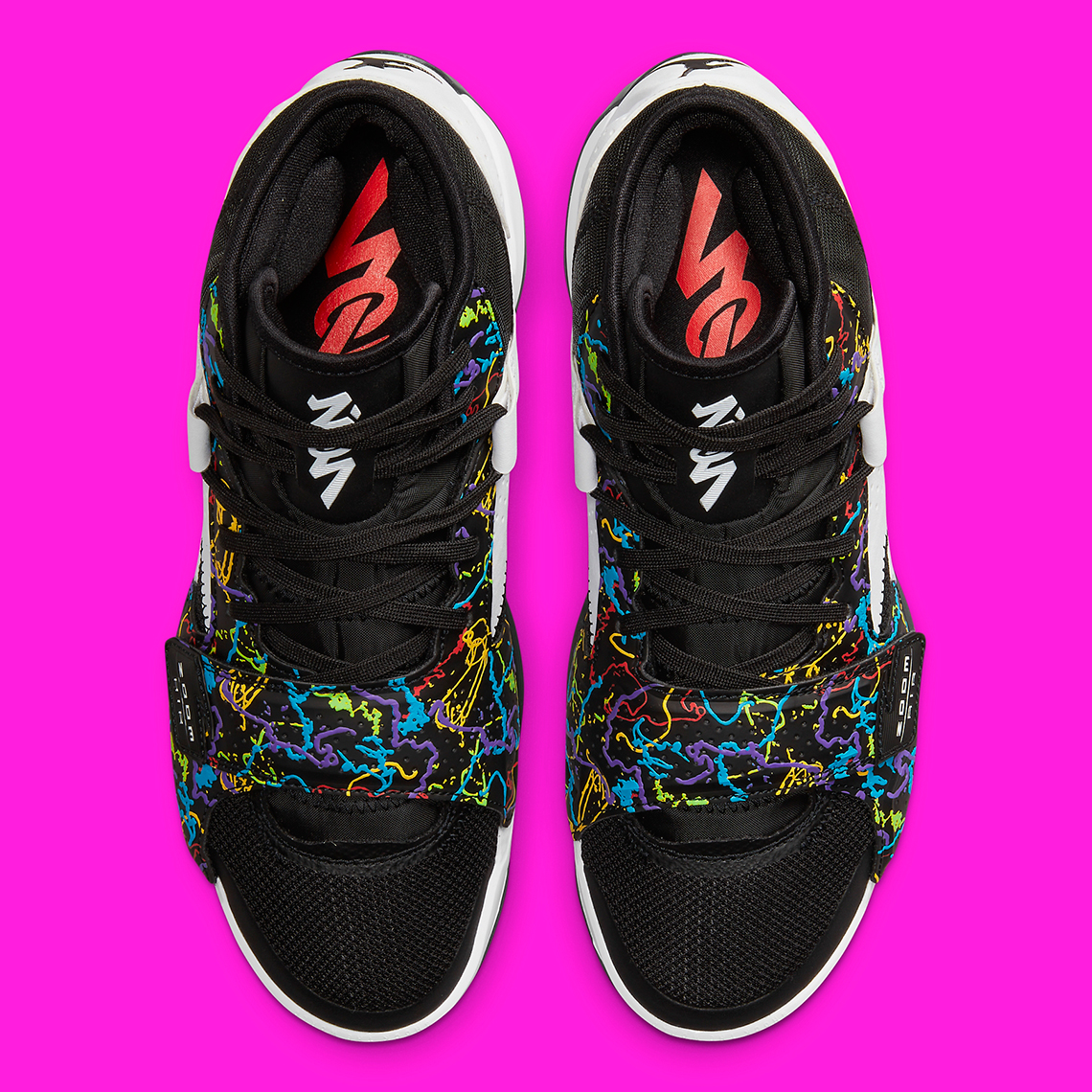 Jordan Zion 2 Black White Multi Color Do9068 003 1