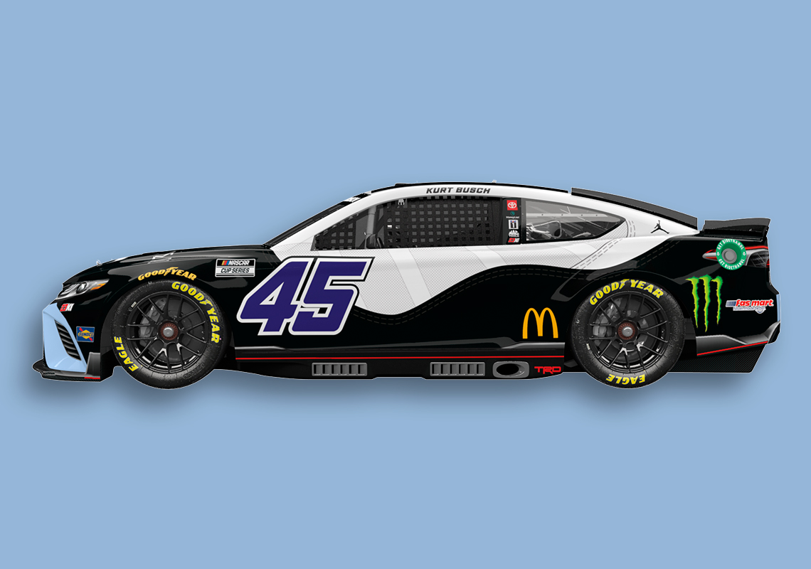 Kurt Busch Air Jordan 11 Concord Toyota Camry 7