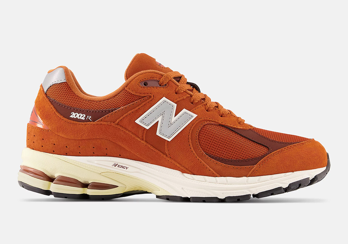 New Balance 2002r Orange Suede M2002rcb 1