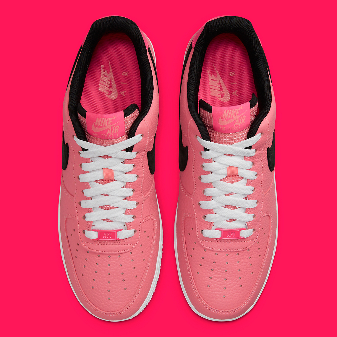 Nike Air Force 1 Low Pink Tumbled Leather Dz4861 600 5