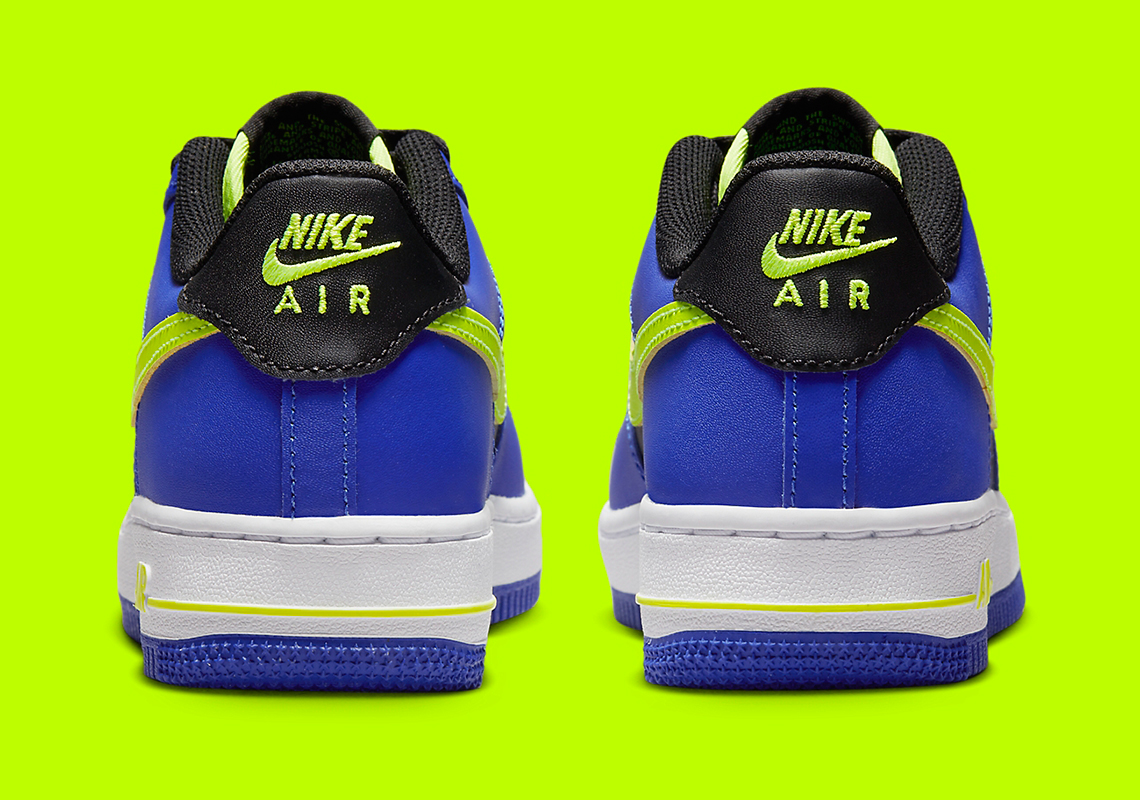 Nike Air Force 1 Low Royal Volt Black Fd0302 400 5