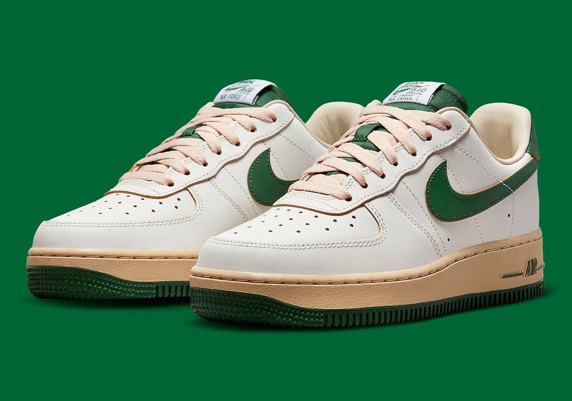 Nike Adds An Aged Look And Feel To The Air Force 1 Low "Gorge Green"