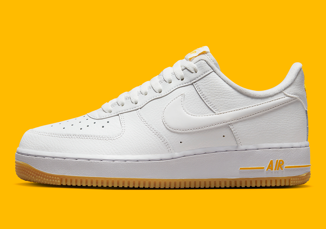 Nike Air Force 1 Low White Yellow Gum Dz4512 100 4