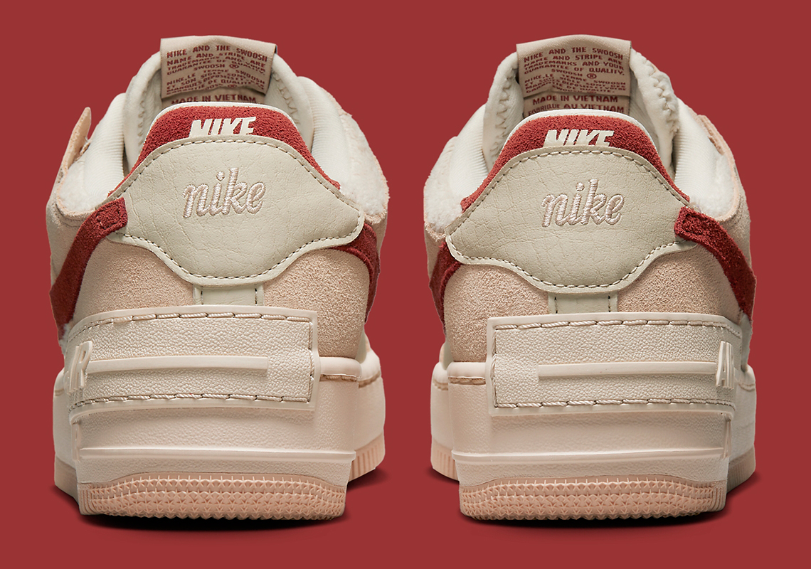 Nike Air Force 1 Shadow Shimmer Mars Stone Sanddrift Pearl White Dz4705 200 3