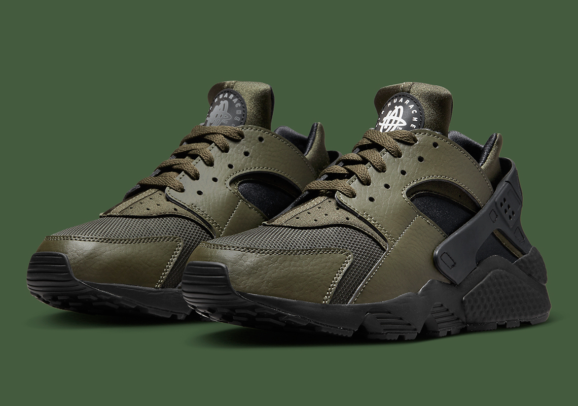 Fall-Friendly Dark Olive Lands On The Nike Air Huarache