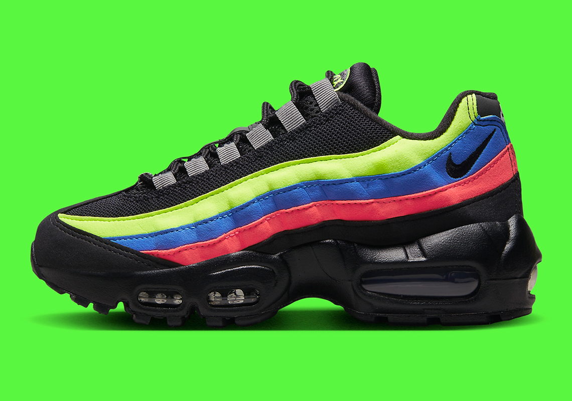 Nike Air Max 95 Black Neon Multi Color Dz5635 001 4