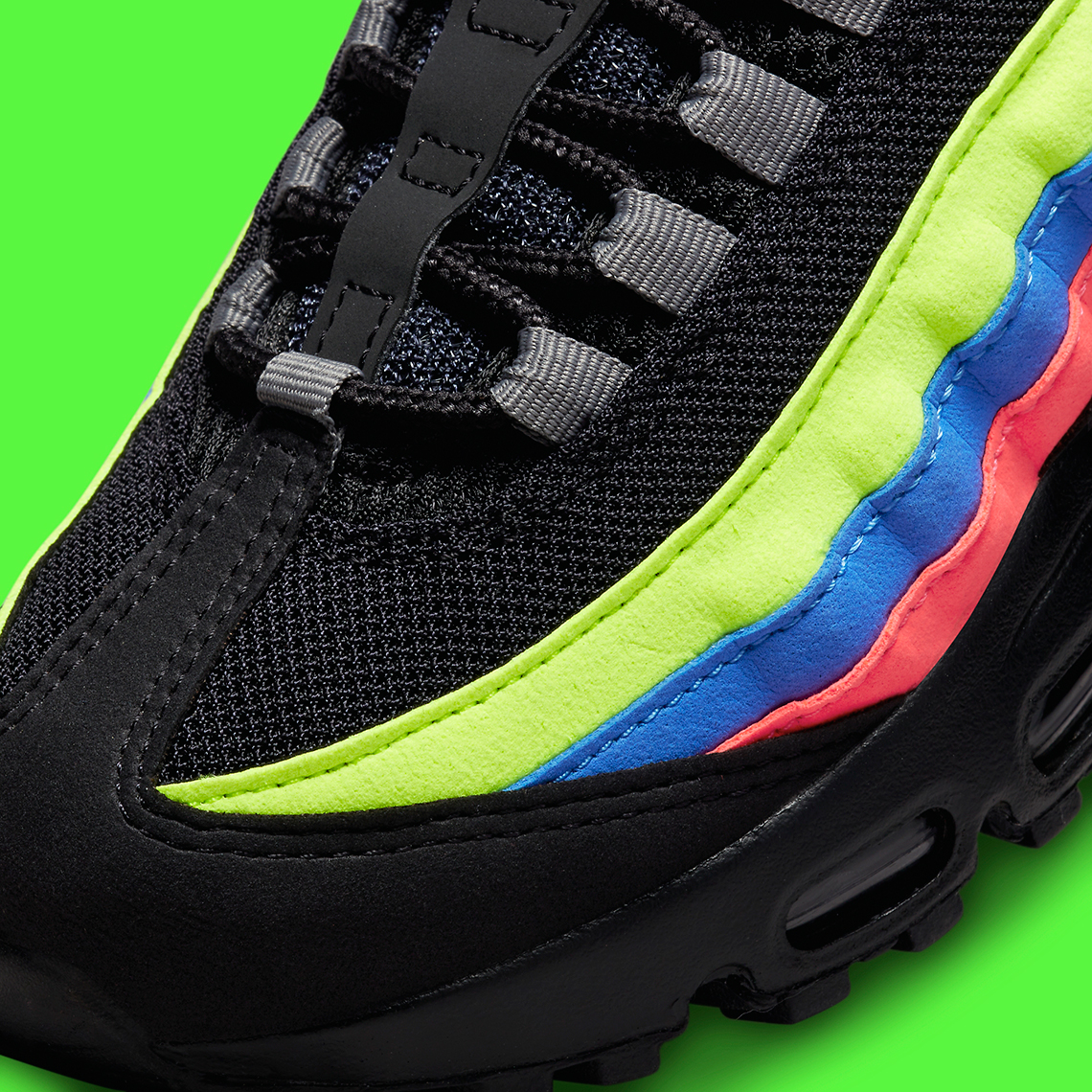 Nike Air Max 95 Black Neon Multi Color Dz5635 001 7