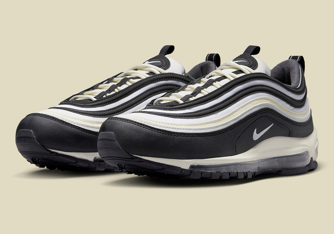 A "Black/Sail" Pairing Dresses The Nike Air Max 97