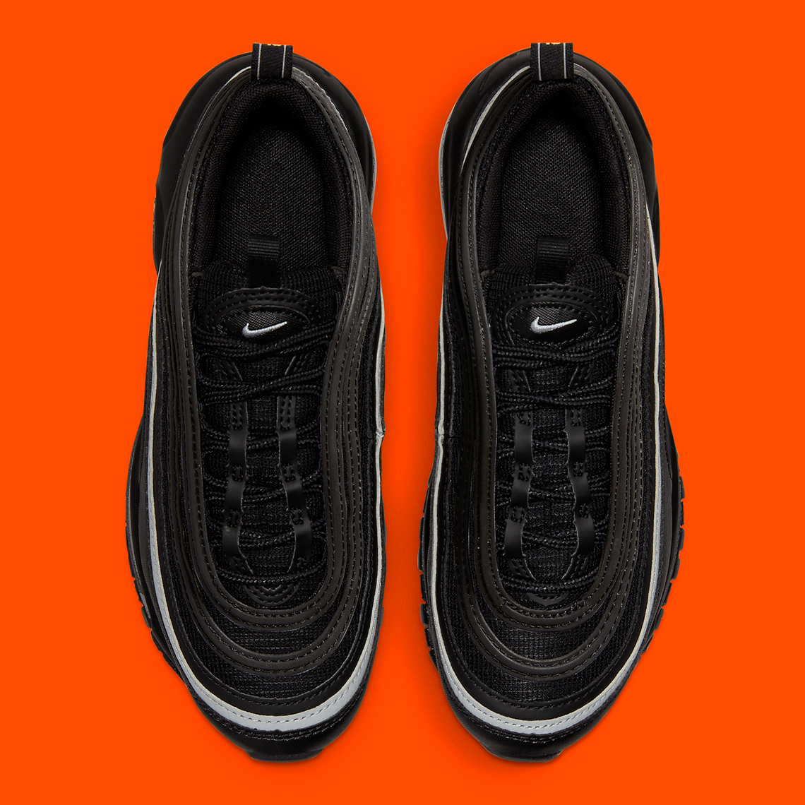 Nike Air Max 97 Gs Black Orange Dz5636 001 1