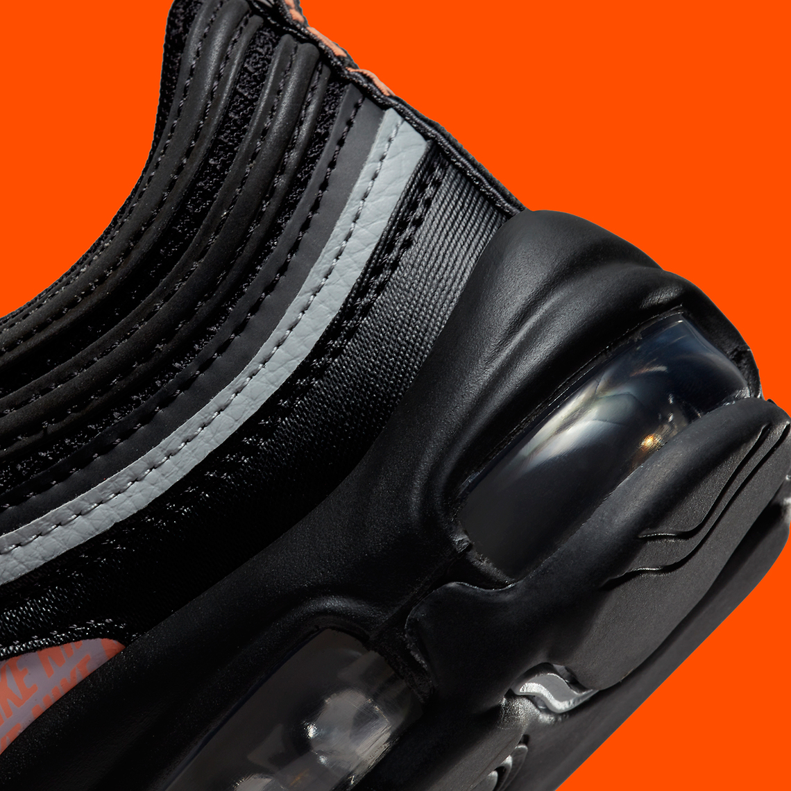 Nike Air Max 97 Gs Black Orange Dz5636 001 3