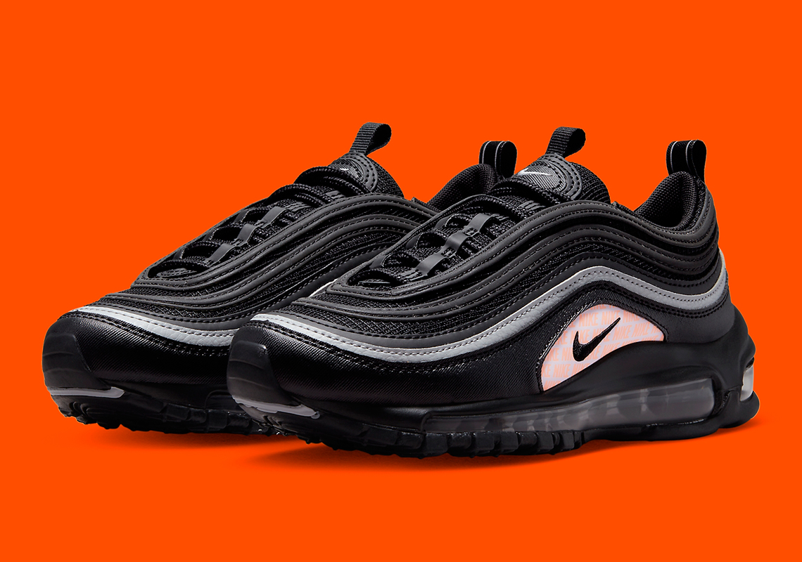 Nike Air Max 97 Gs Black Orange Dz5636 001 4