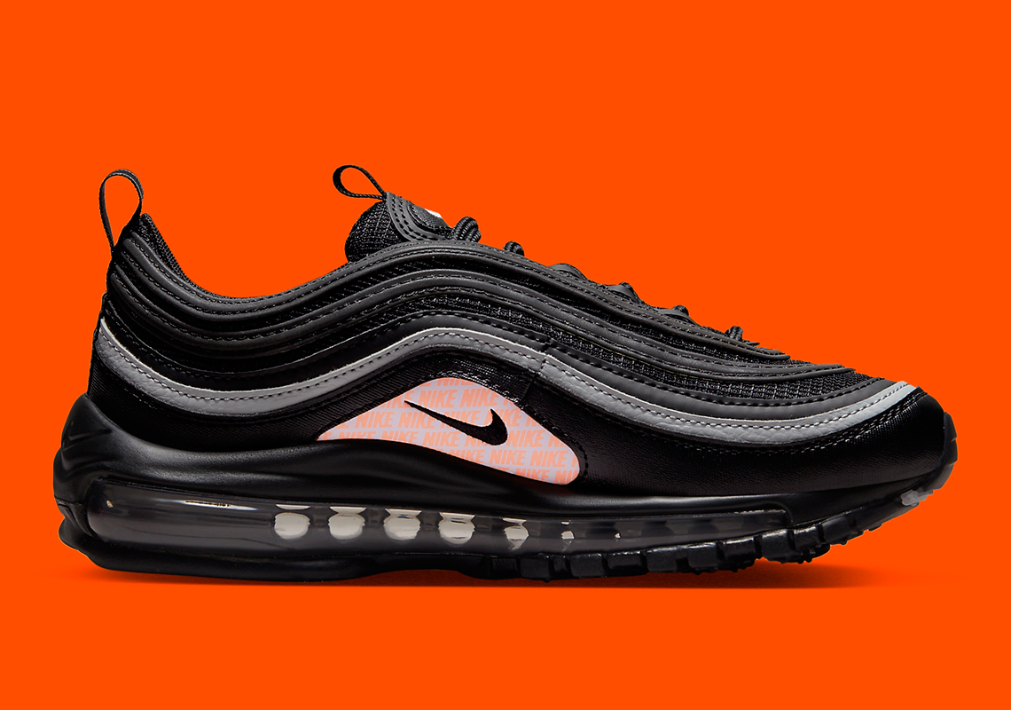 Nike Air Max 97 Gs Black Orange Dz5636 001 5