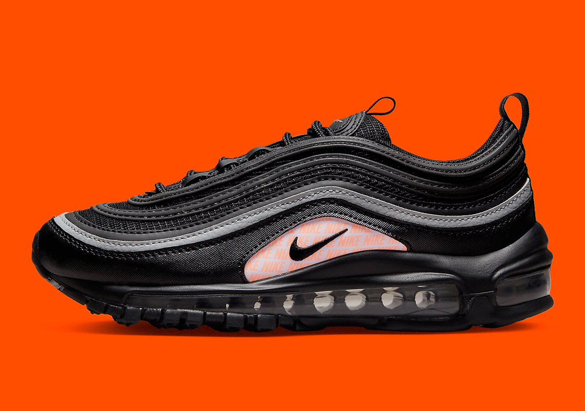 Nike Air Max 97 Gs Black Orange Dz5636 001 7