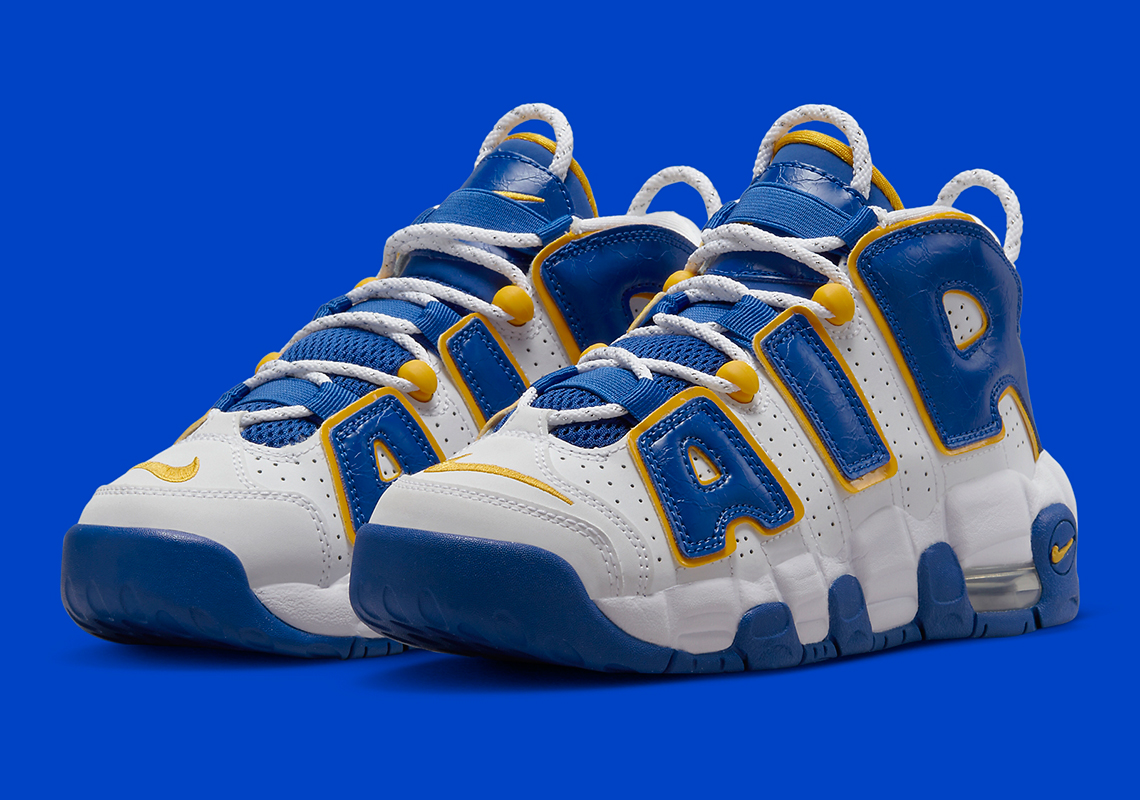 Nike Air More Uptempo Gs Golden State Warriors Dz2759 141 4