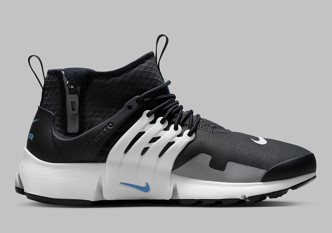 Nike Air Presto Mid Utility Anthracite University Blue Summit White Particle Grey Black Dc8751 002 2