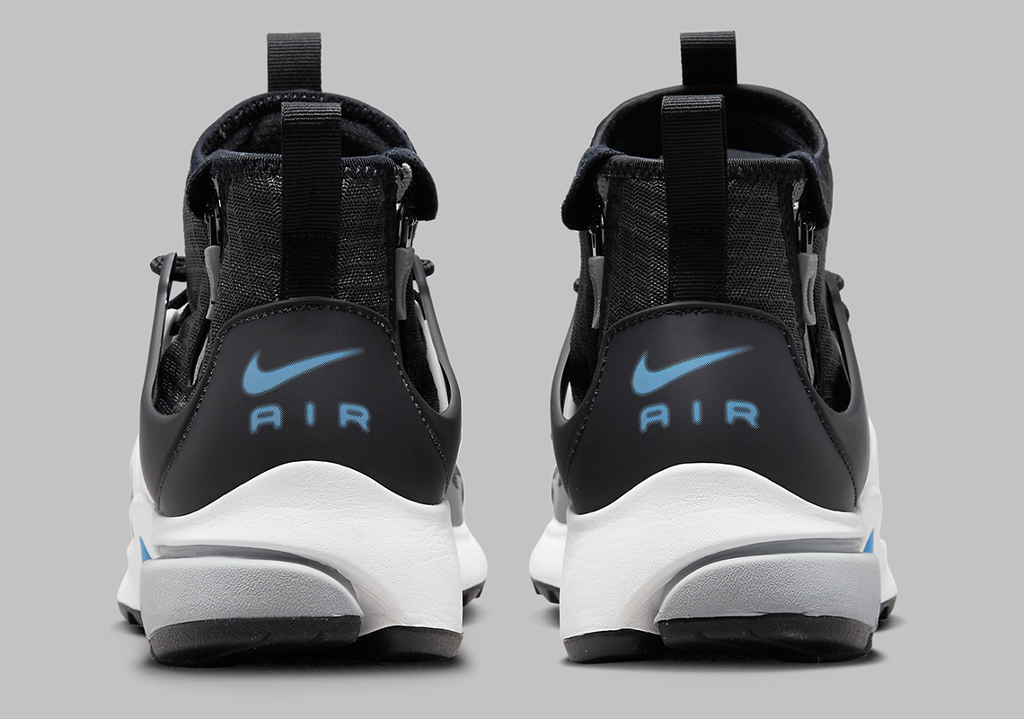 Nike Air Presto Mid Utility Anthracite University Blue Summit White Particle Grey Black Dc8751 002 3