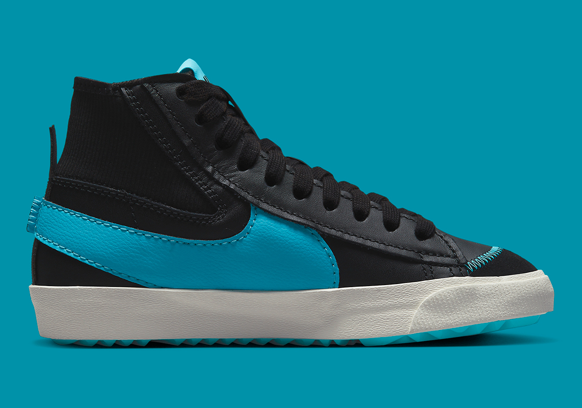 Nike Blazer Mid Jumbo Black Aqua Fd0278 001 1