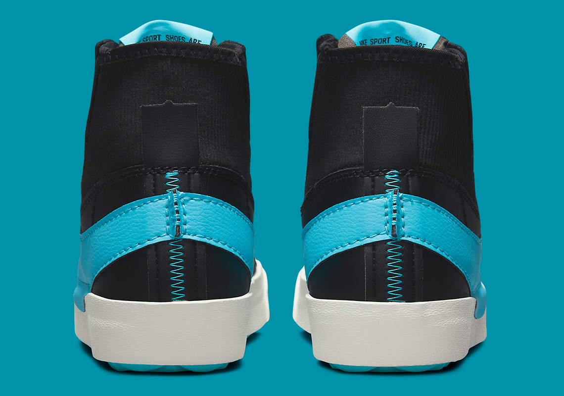 Nike Blazer Mid Jumbo Black Aqua Fd0278 001 2