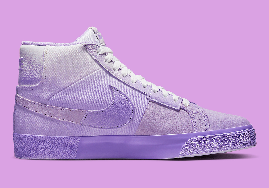 Nike Sb Blazer Mid Edge Lilac White Dr9087 555 3