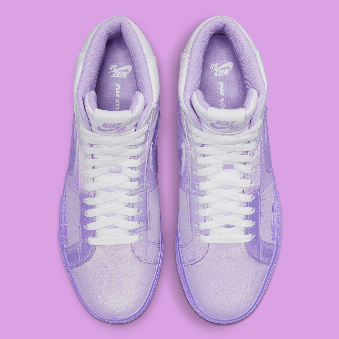 Nike Sb Blazer Mid Edge Lilac White Dr9087 555 6