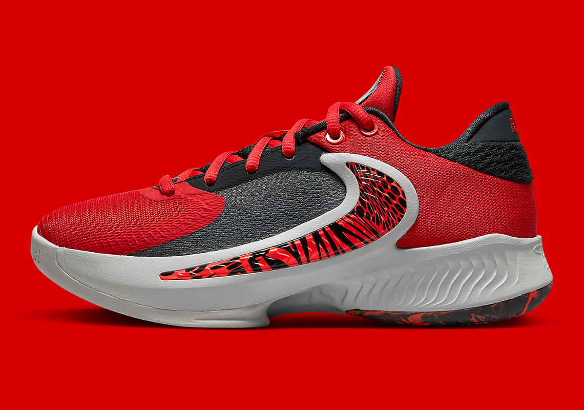 Multiple Animal Prints Appear On The Nike Zoom Freak 4 “University Red”