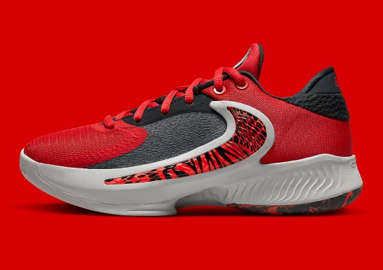 Multiple Animal Prints Appear On The Nike Zoom Freak 4 “University Red”