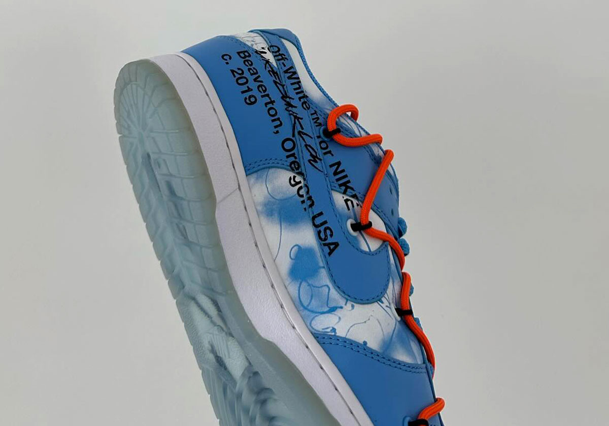 Off White Futura Nike Dunk Blue 04