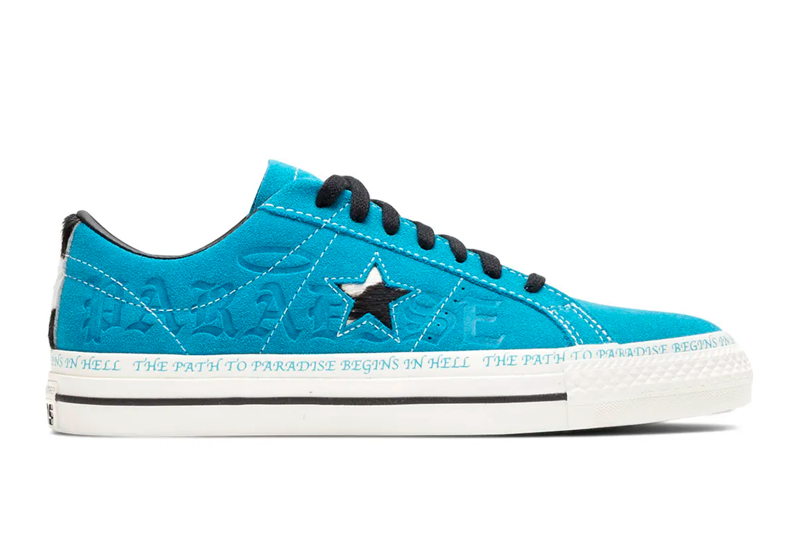 Sean Pablo Converse One Star Pro Ox Rapid Teal Black Egret 173215c 2