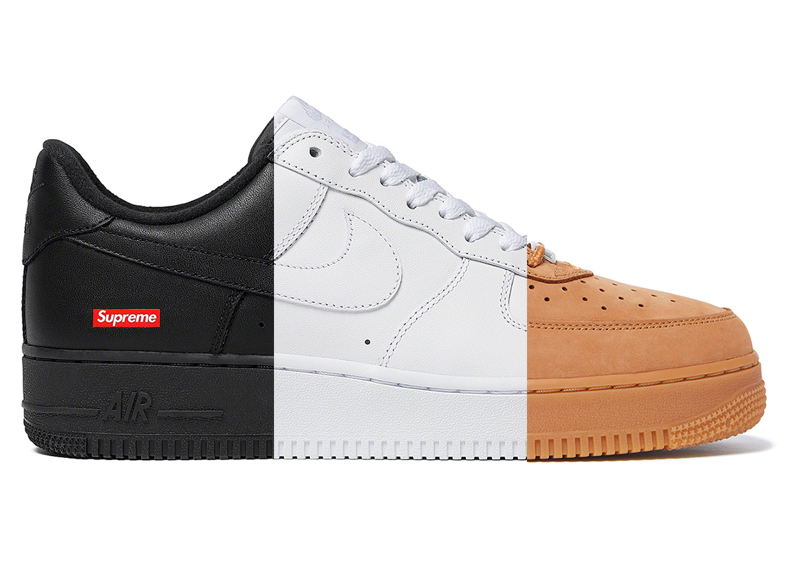 Supreme x Nike Air Force 1 Low Returns For FW22 Season