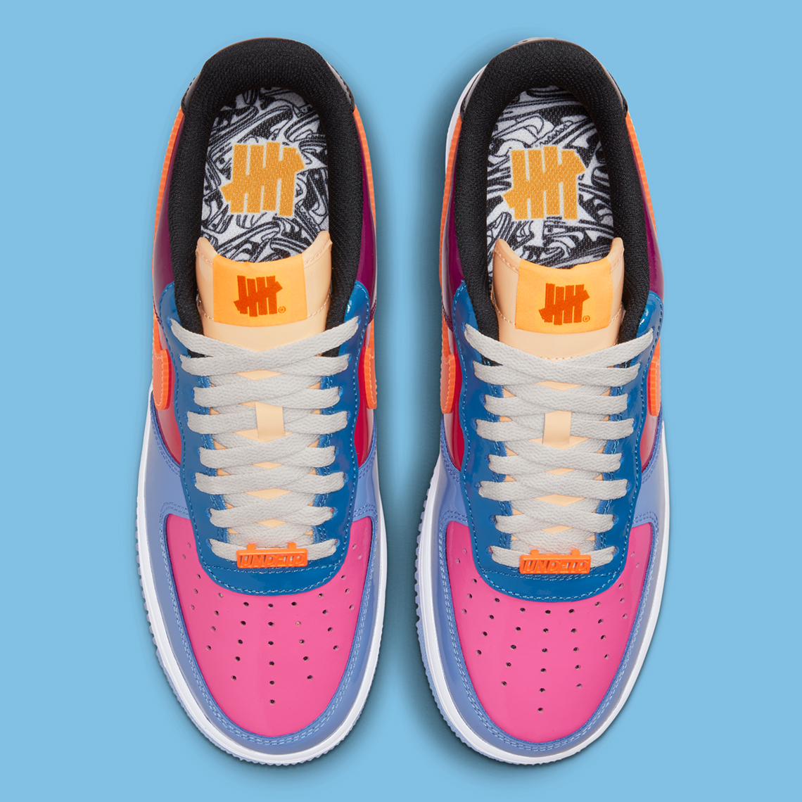 Undefeated Nike Air Force 1 Low Multi Patent 4