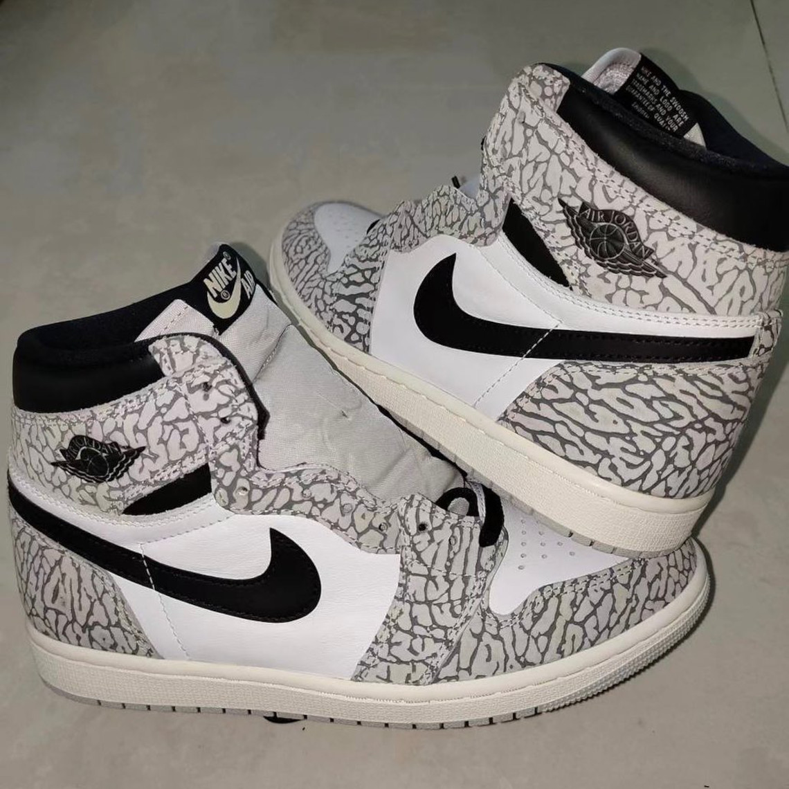 Air Jordan 1 White Cement 2023 2