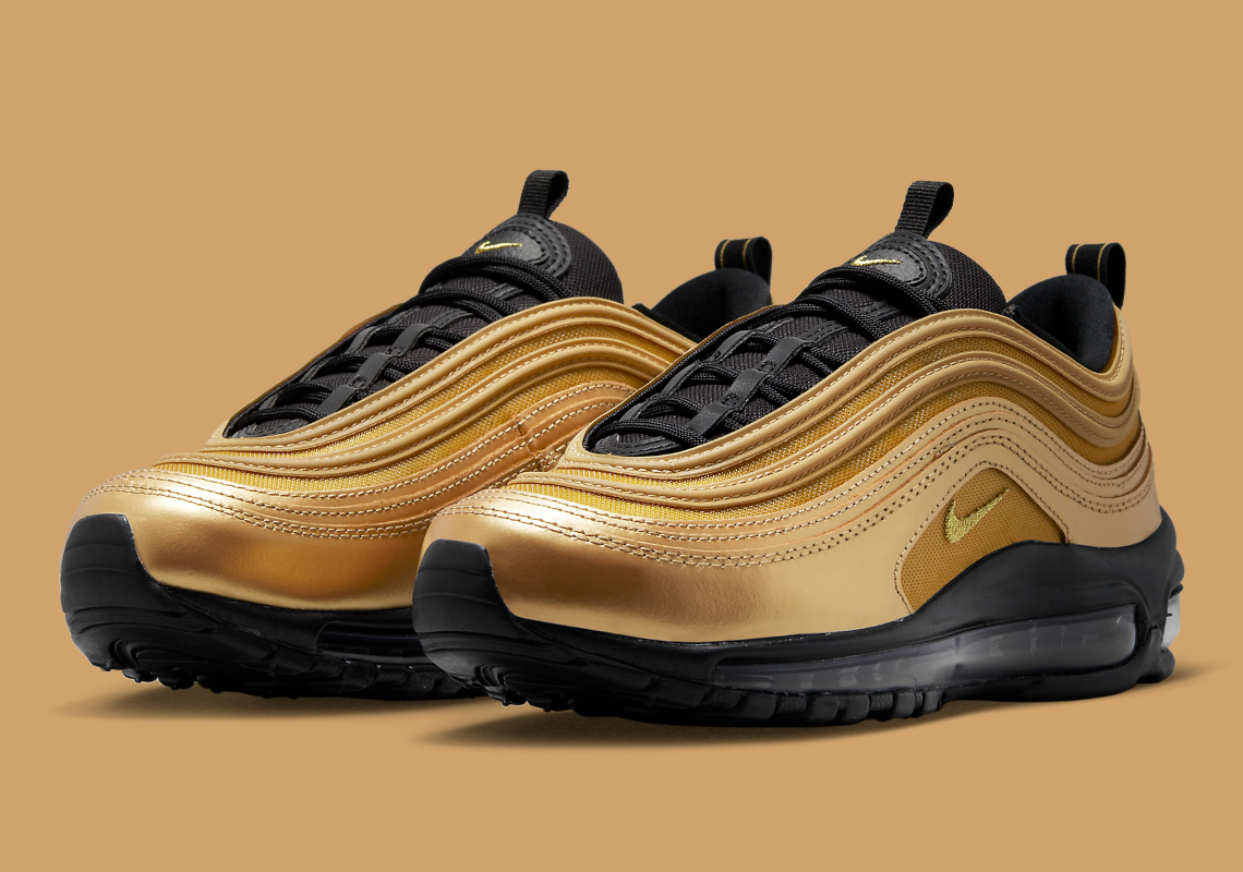 The Nike Air Max 97 Shines In "Metallic Gold"